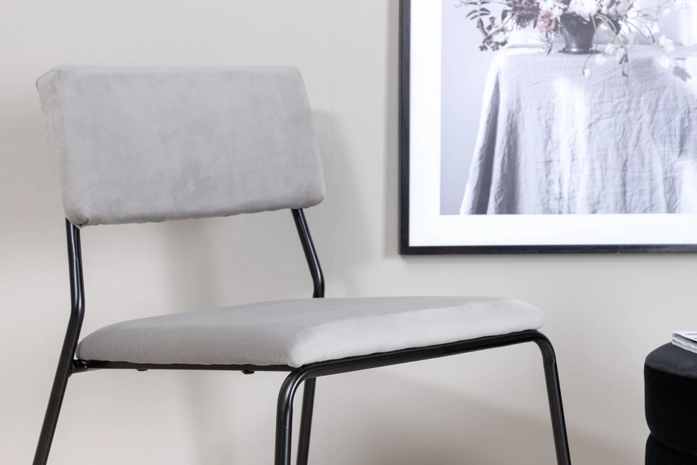 Venture Design Kėdė, Kenth 2 vnt., 52x76x40 cm, Pilka
