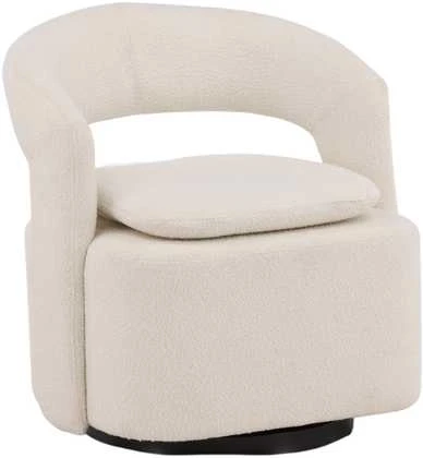 Venture Design Kėdė, Laurel viengulė sofa, 72x75x69 cm, Balta