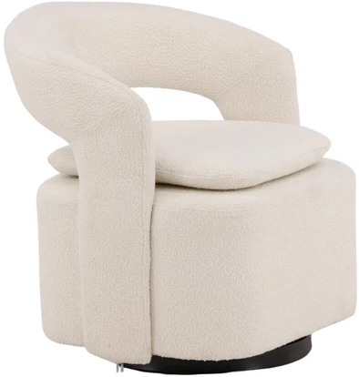 Venture Design Kėdė, Laurel viengulė sofa, 72x75x69 cm, Balta