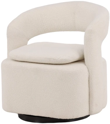 Venture Design Kėdė, Laurel viengulė sofa, 72x75x69 cm, Balta