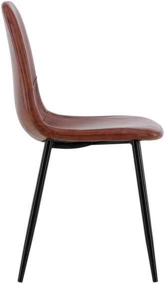 Venture Design Venture Home Valgomojo kėdės Polar, 2vnt., rudos/juodos