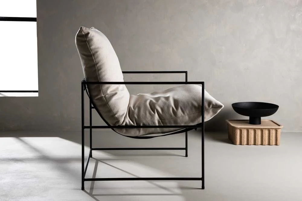 Fotelis Venture Design Kėdė, Sedalia viengulė sofa, 90x97.5x68.5 cm, Balta