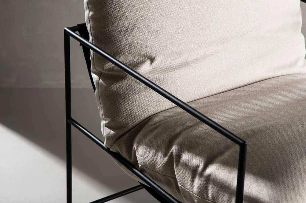 Fotelis Venture Design Kėdė, Sedalia viengulė sofa, 90x97.5x68.5 cm, Balta