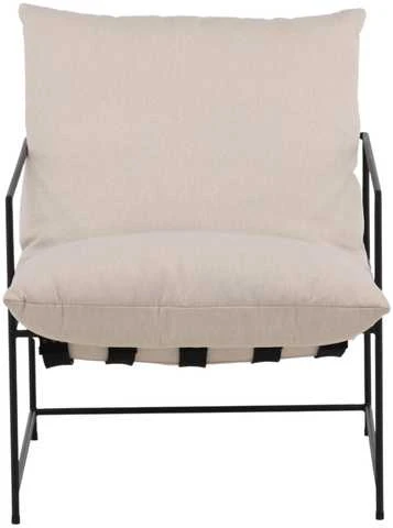 Fotelis Venture Design Kėdė, Sedalia viengulė sofa, 90x97.5x68.5 cm, Balta
