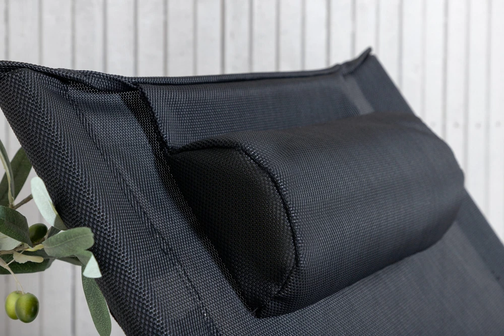 Venture Design Kėdė, Sevilijos sulankstoma atsipalaidavimo, 84x89x63 cm, Juoda
