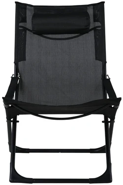 Venture Design Kėdė, Sevilijos sulankstoma atsipalaidavimo, 84x89x63 cm, Juoda