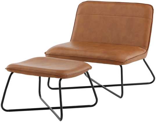 Sofa Venture Design Kėdė su Pogrupiu, X-Lounge, 75x71x78 cm, Ruda