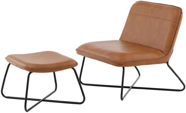 Sofa Venture Design Kėdė su Pogrupiu, X-Lounge, 75x71x78 cm, Ruda