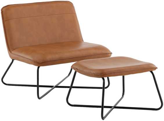 Sofa Venture Design Kėdė su Pogrupiu, X-Lounge, 75x71x78 cm, Ruda