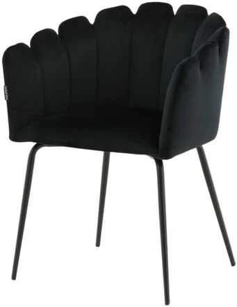 Venture Design Kėdė su rankenėlėmis, Limhamn, 54x61x76.56 cm, juoda