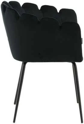 Venture Design Kėdė su rankenėlėmis, Limhamn, 54x61x76.56 cm, juoda