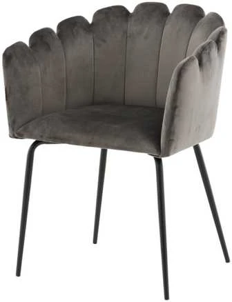 Venture Design Kėdė su rankenomis, Limhamn, 54x61x76.56 cm, Pilka
