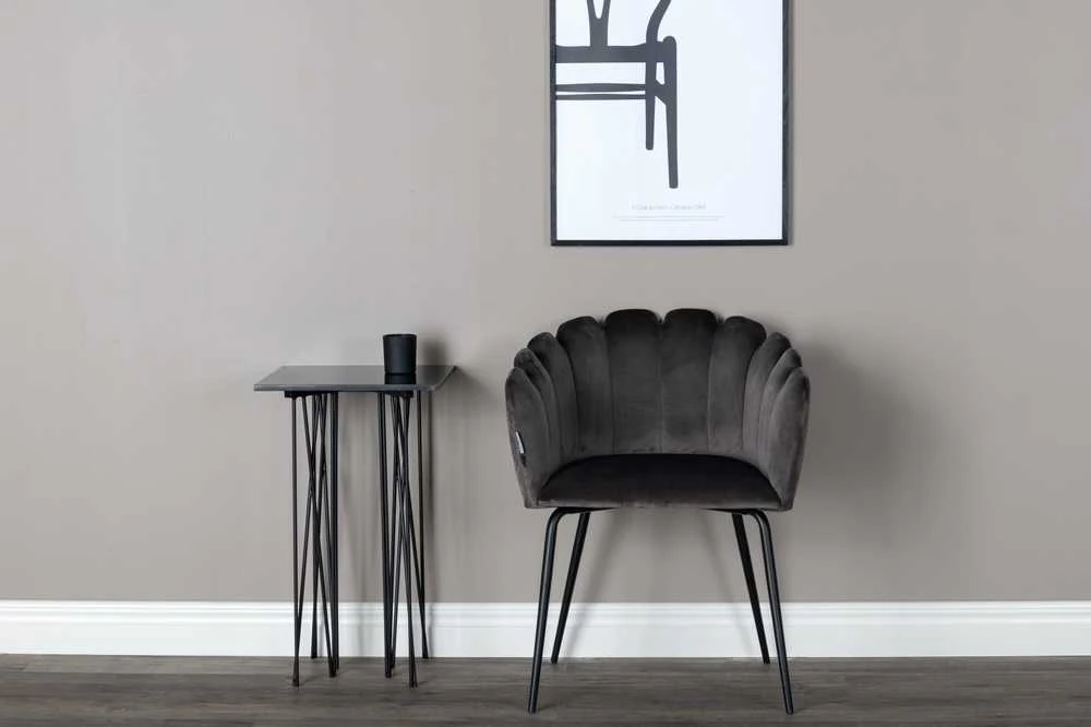 Venture Design Kėdė su rankenomis, Limhamn, 54x61x76.56 cm, Pilka