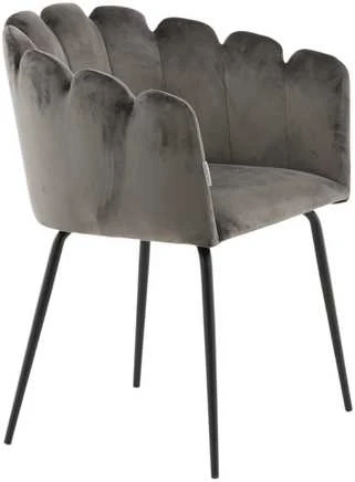 Venture Design Kėdė su rankenomis, Limhamn, 54x61x76.56 cm, Pilka
