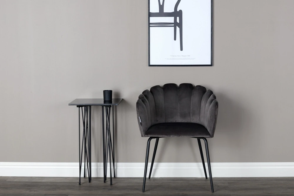Venture Design Kėdė su rankenomis, Limhamn, 54x61x76.56 cm, Pilka