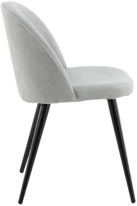 Venture Design Kėdė, švelnus matinis 2 vnt., 57x50x76.5 cm, šviesiai pilka