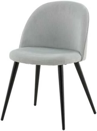 Venture Design Kėdė, švelnus matinis 2 vnt., 57x50x76.5 cm, šviesiai pilka