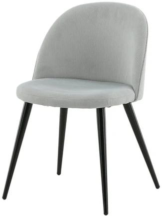 Venture Design Kėdė, švelnus matinis 2 vnt., 57x50x76.5 cm, šviesiai pilka