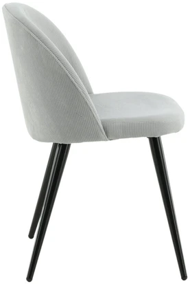 Venture Design Kėdė, švelnus matinis 2 vnt., 57x50x76.5 cm, šviesiai pilka