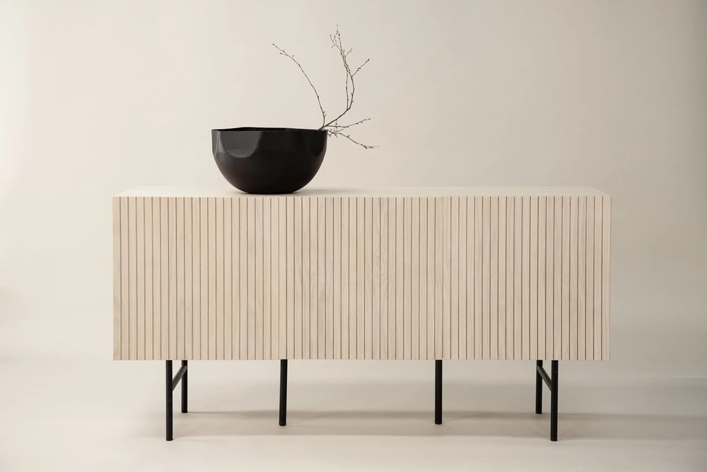 Venture Design Kėdė, Västerås, 150x75 cm, Juoda