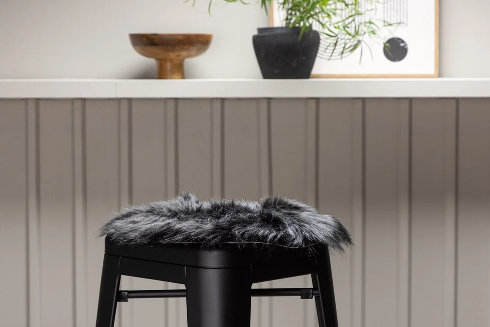 Venture Design Kėdės pagalvė, Katy, 34 cm, Juoda