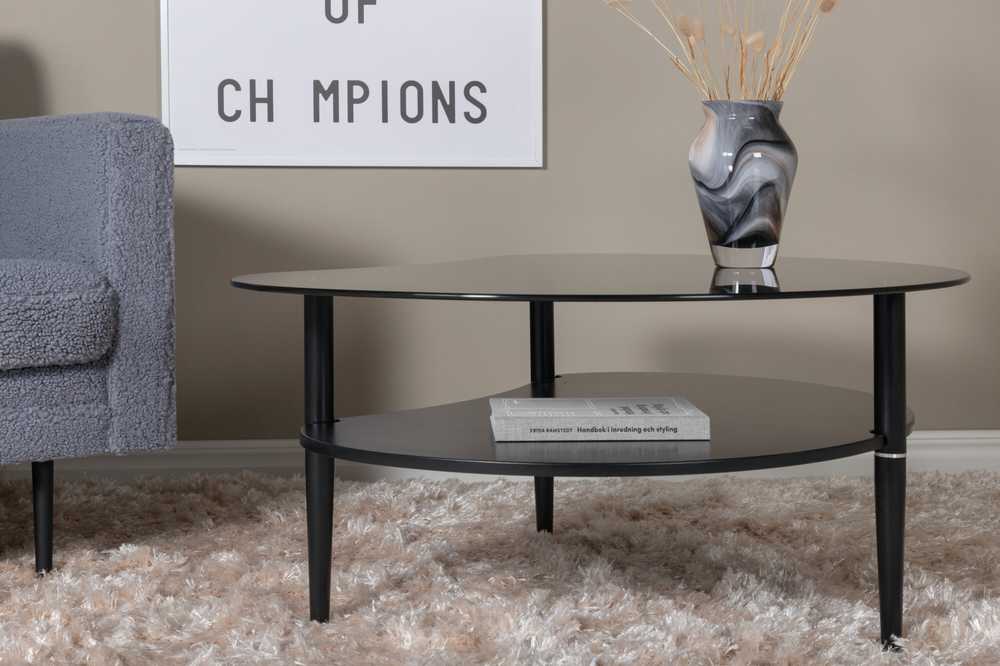 Venture Design Kiaušinių staliukas, juodas, 80x101 cm, juodas