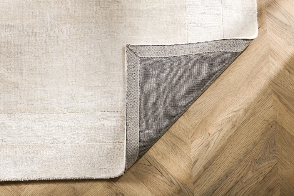 Venture Design Kilimas, Boston Viskoze, 230x160 cm, Balta