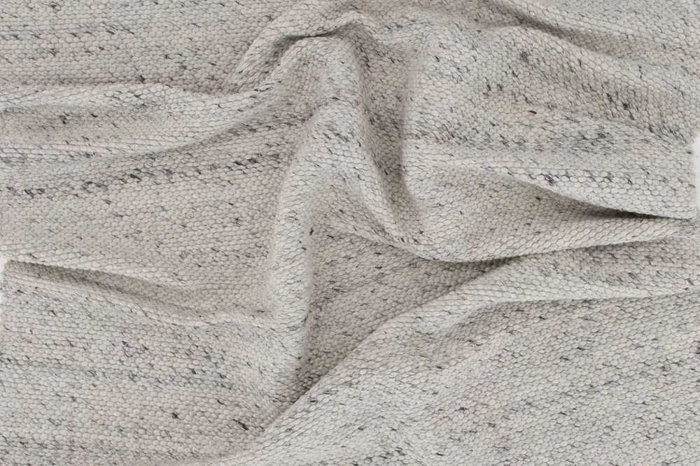 Venture Design Kilimas, Ganga vilna, 201x303 cm, Balta