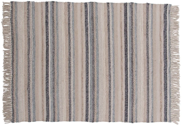 Venture Design Kilimas, Gudha vilna, 170x240 cm, Bežinis/Mėlyna