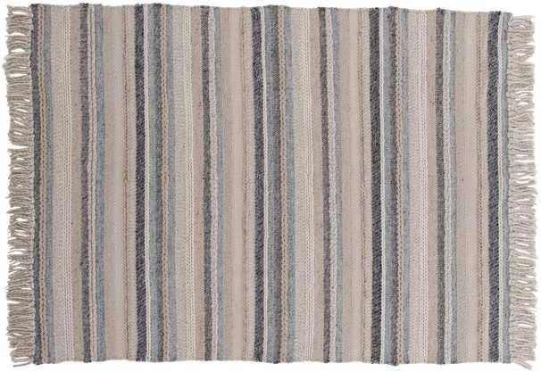 Venture Design Kilimas, Gudha vilna, 200x300 cm, Bežinis/Mėlyna