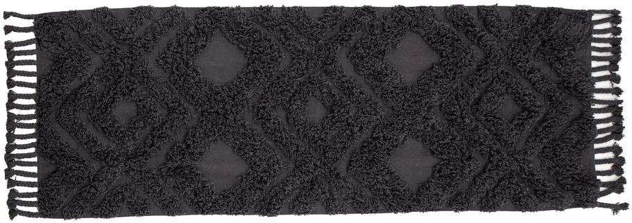 Venture Design Kilimas, Hilma medvilnės, 200x70 cm, Tamsiai pilkas