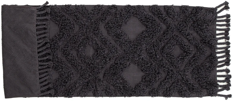 Venture Design Kilimas, Hilma medvilnės, 200x70 cm, Tamsiai pilkas