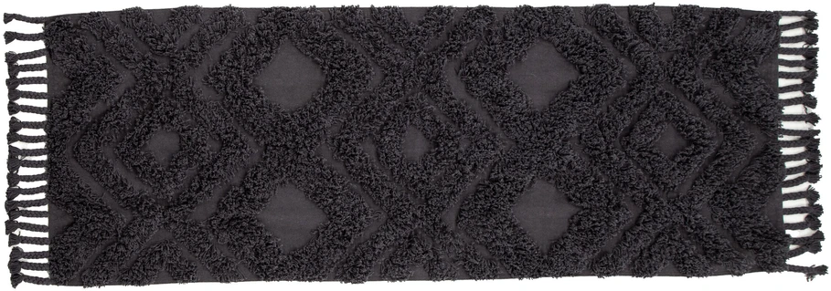 Venture Design Kilimas, Hilma medvilnės, 200x70 cm, Tamsiai pilkas