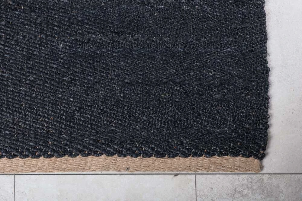 Venture Design Kilimas, Kali Jute, 170x240 cm, Juodas
