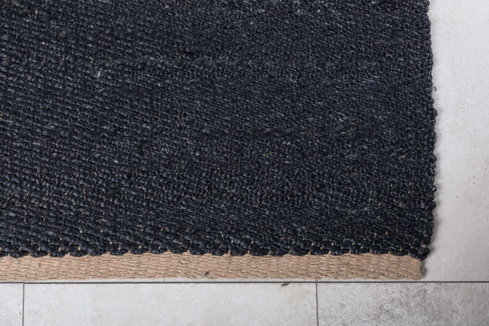 Venture Design Kilimas, Kali Jute, 170x240 cm, Juodas