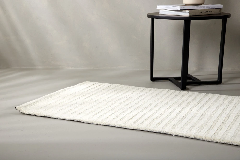 Venture Design Kilimas, Milton, 200x70 cm, Balta