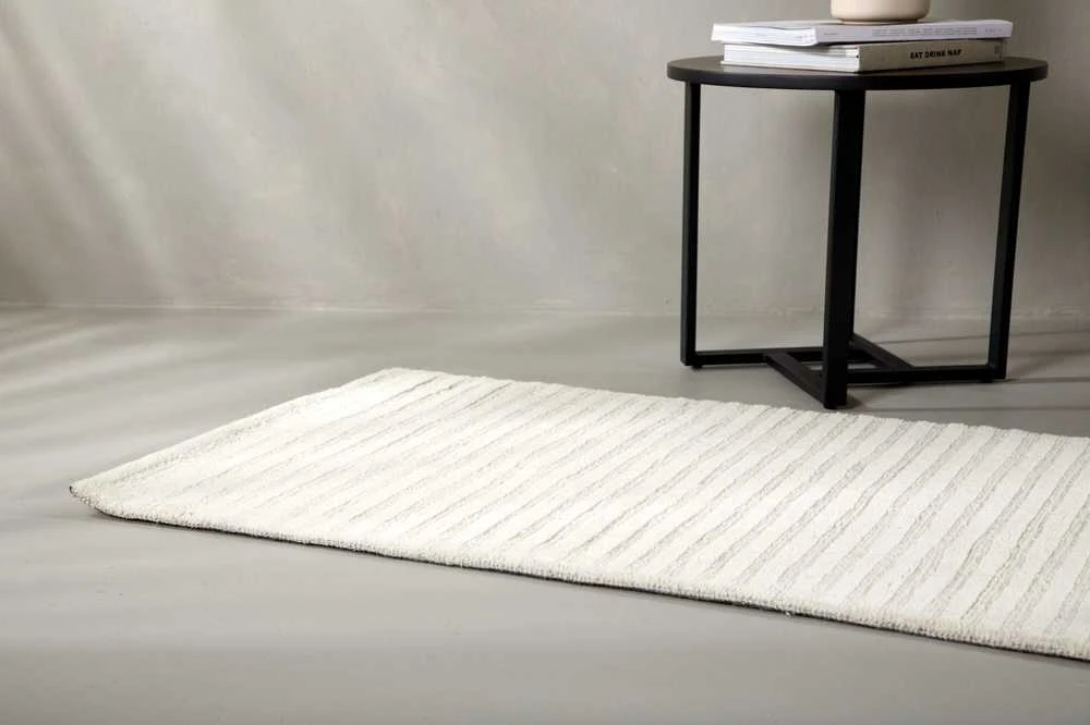 Venture Design Kilimas, Milton, 200x70 cm, Balta