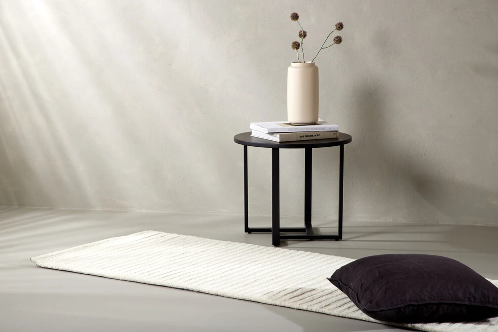 Venture Design Kilimas, Milton, 200x70 cm, Balta