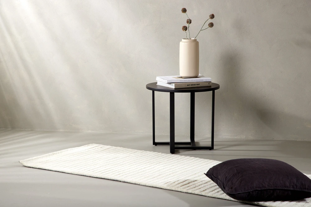Venture Design Kilimas, Milton, 200x70 cm, Balta
