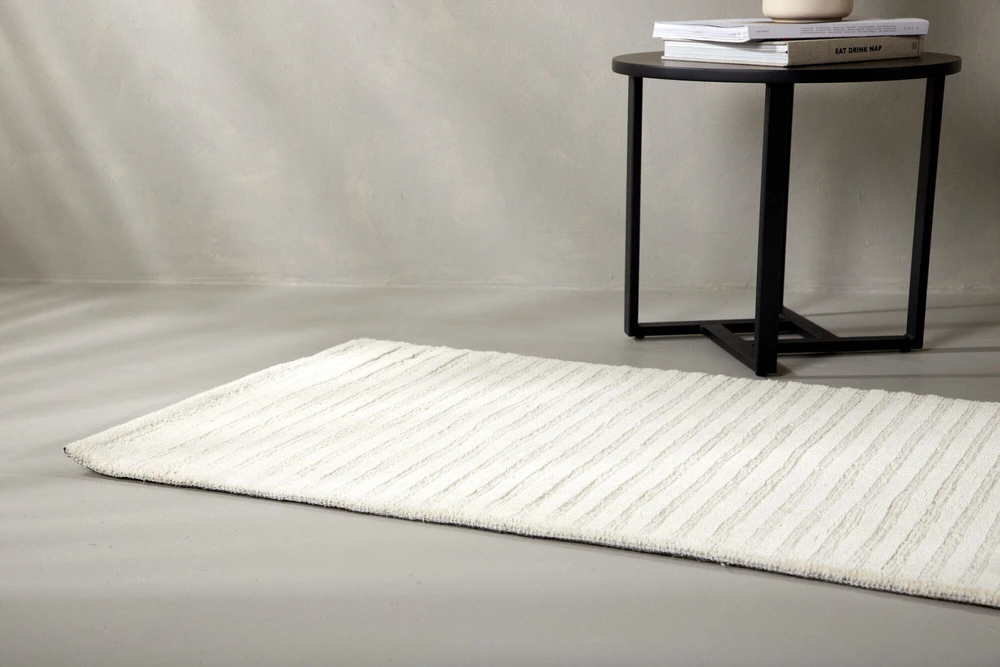 Venture Design Kilimas, Milton, 200x70 cm, Balta
