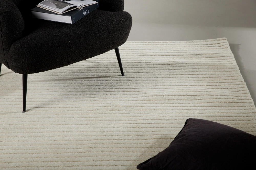 Venture Design Kilimas, Milton, 230x160 cm, Balta