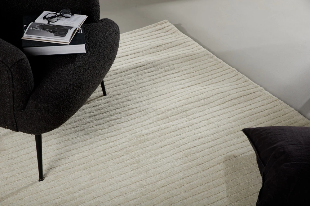 Venture Design Kilimas, Milton, 230x160 cm, Balta
