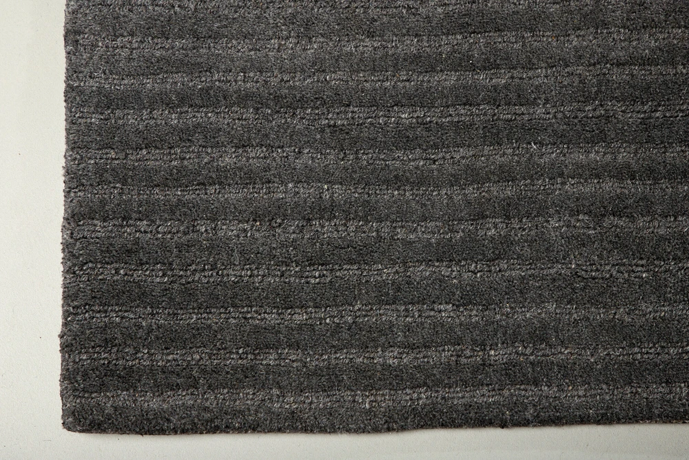 Venture Design Kilimas, Milton Vilna/Poliesteris/Medvilnė, 230x160 cm, Tamsiai pilkas