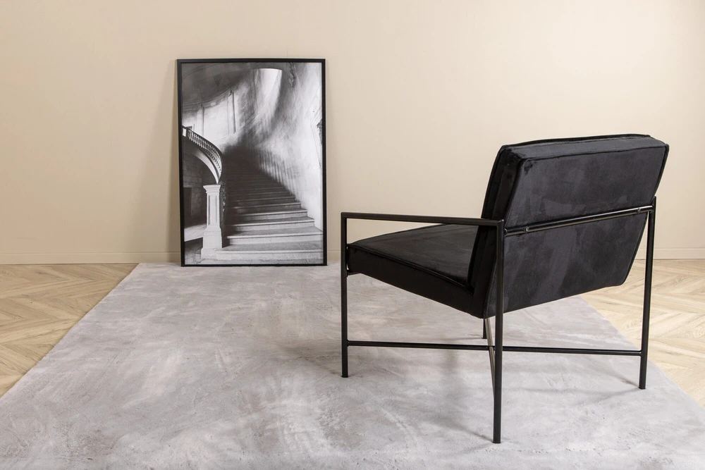 Venture Design Kilimas, Nina poliesteris, 160x230 cm, Pilka