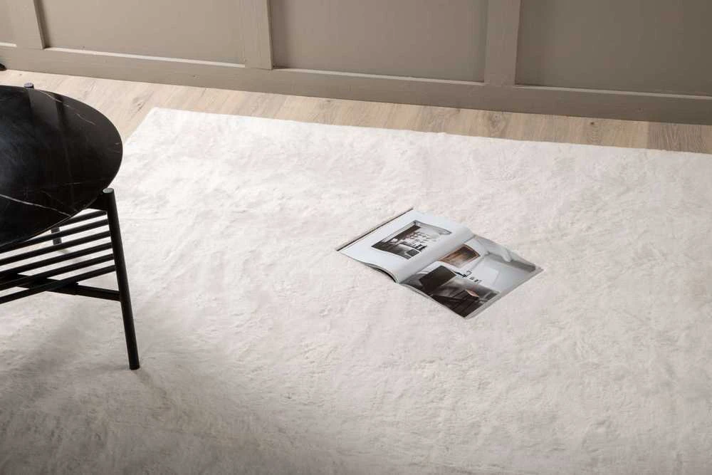 Venture Design Kilimas, Nina poliesteris, 200x300 cm, Balta