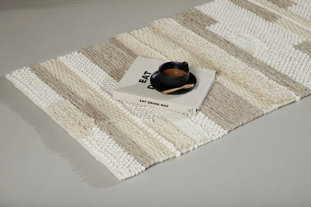 Venture Design Kilimas, Sixten vilna, 200x70 cm, Bežinis