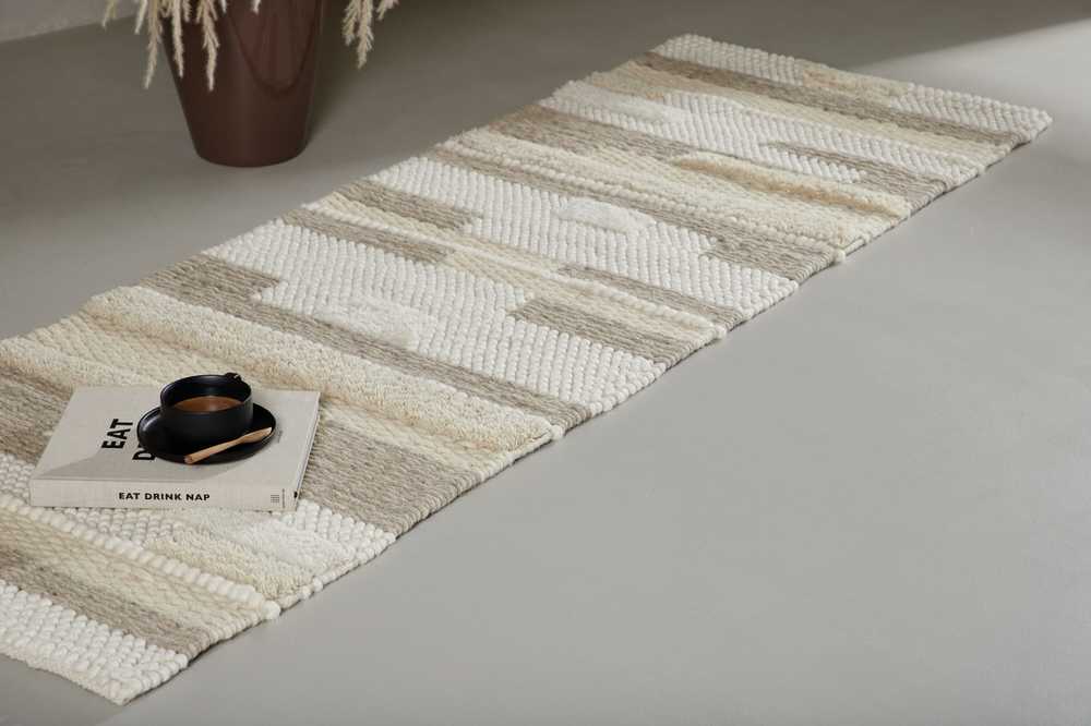 Venture Design Kilimas, Sixten vilna, 200x70 cm, Bežinis