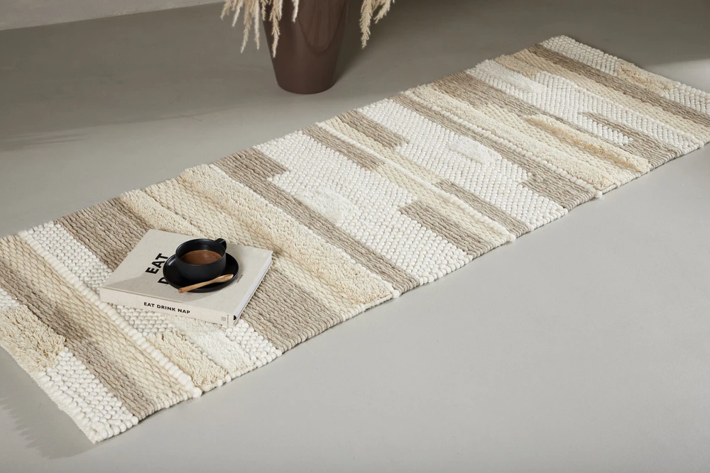 Venture Design Kilimas, Sixten vilna, 200x70 cm, Bežinis