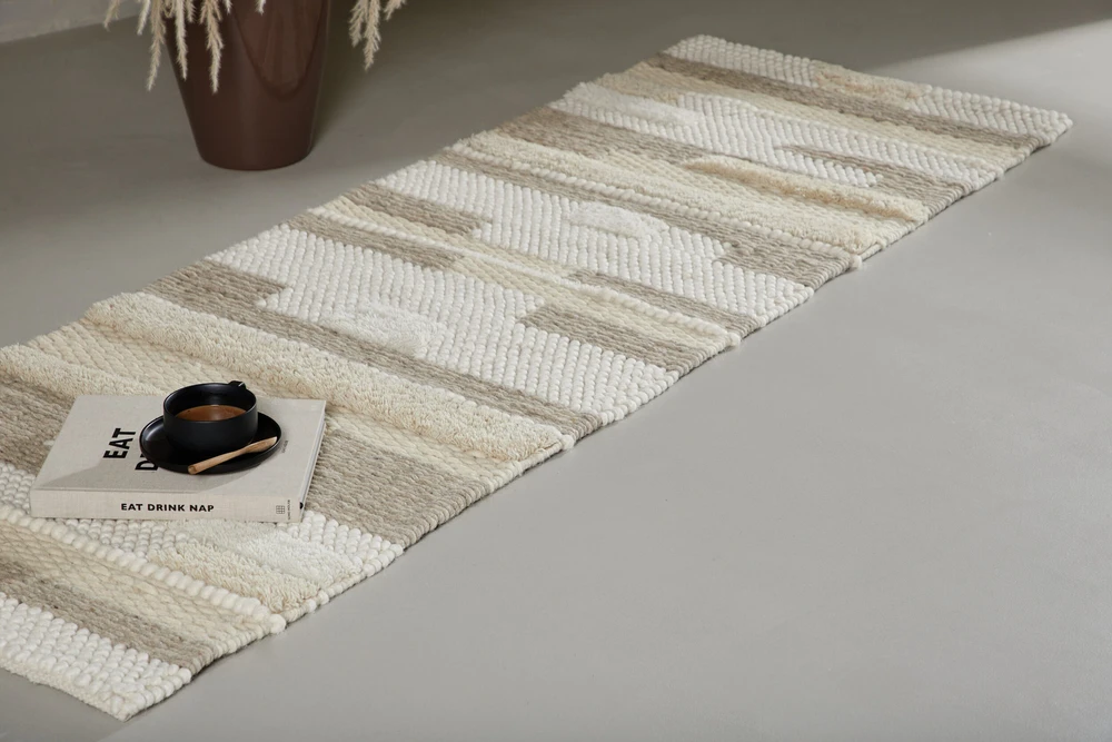 Venture Design Kilimas, Sixten vilna, 200x70 cm, Bežinis