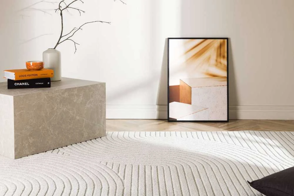 Venture Design Kilimas, Vince Solar, 230x160 cm, Balta